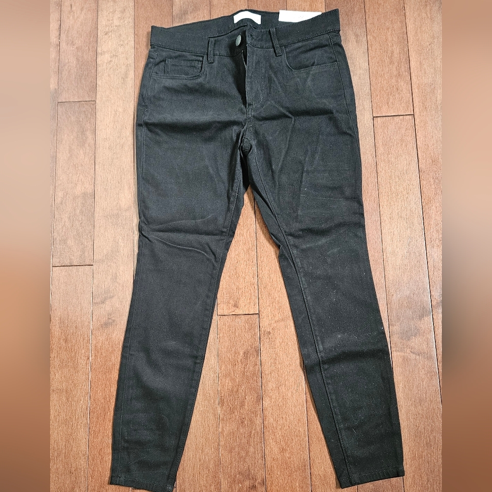 Loft Black Sateen Leggings